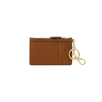 Leather Zip Card Case