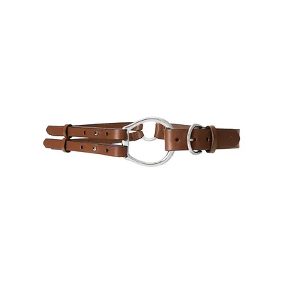 Tri-Strap Leather Belt