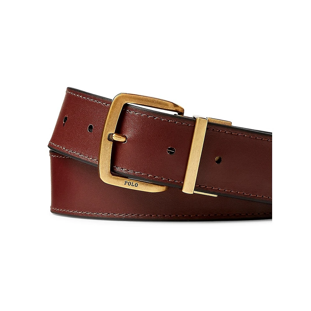 Reversible Leather Belt