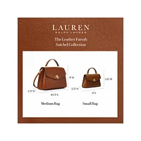 Farrah Leather Satchel