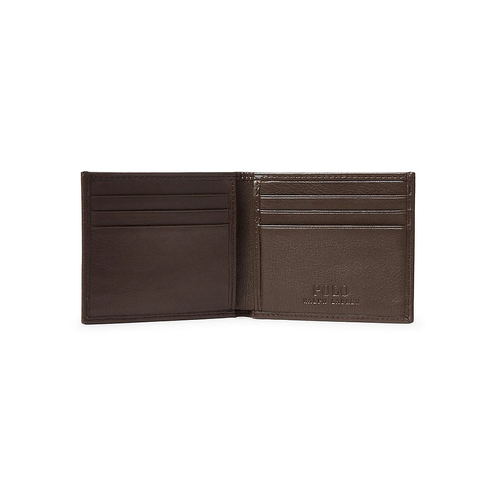 Pebbled Leather Billfold