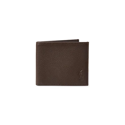 Pebbled Leather Billfold