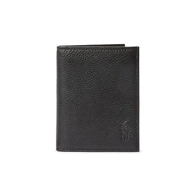 Pebbled Leather Billfold