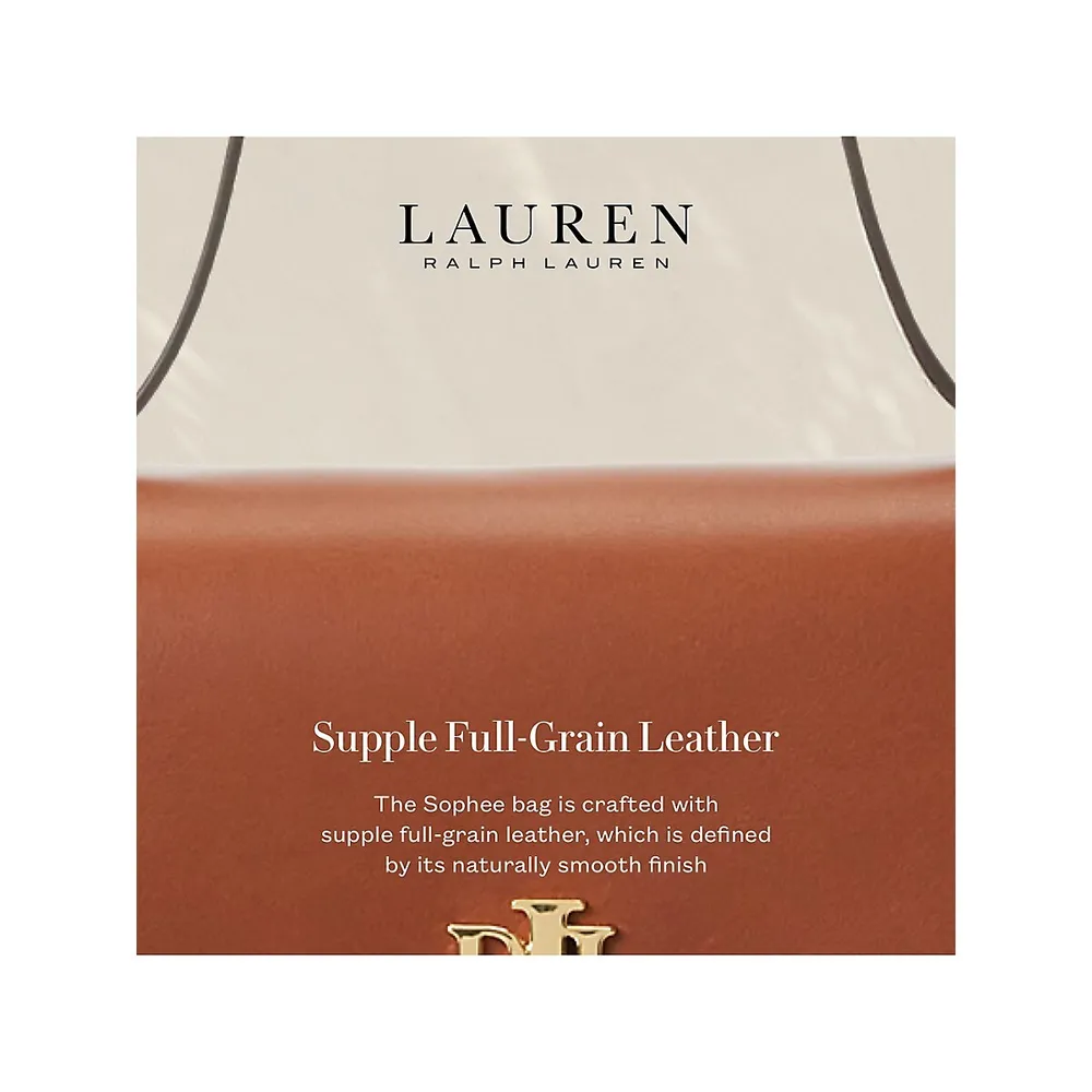 Leather Monogram Shoulder Bag