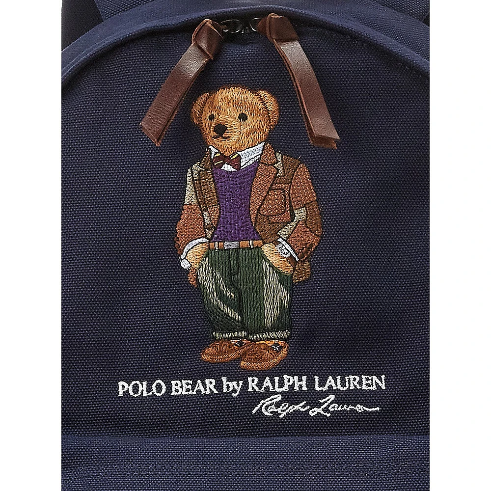 Polo Bear Canvas Backpack