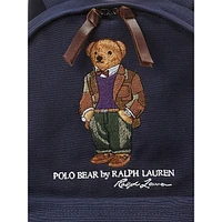 Polo Bear Canvas Backpack