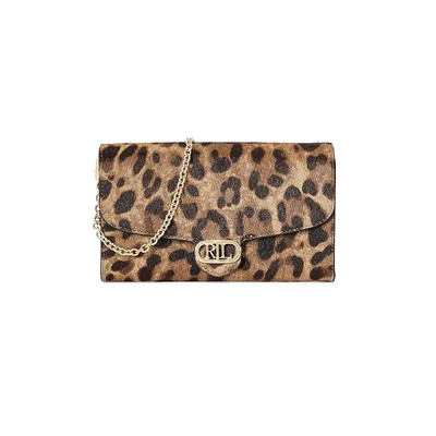 Bandit Crossbody In Haircalf With Leopard Print