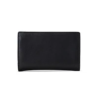 Medium Logo Full-Grain Leather Bi-Fold Wallet