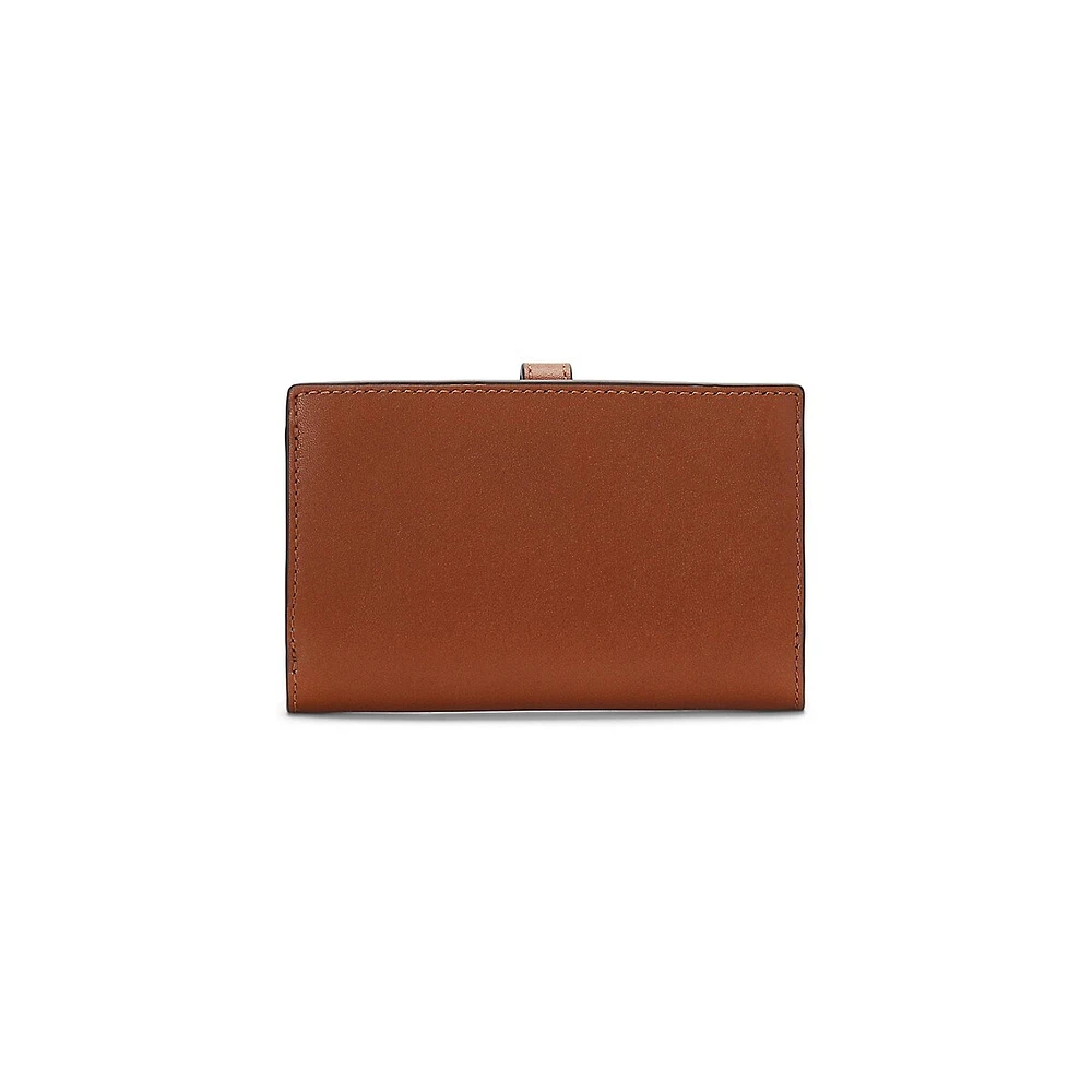 Logo Full-Grain Leather Bi-Fold Wallet