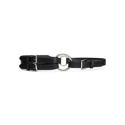 Tri-Strap Leather Belt