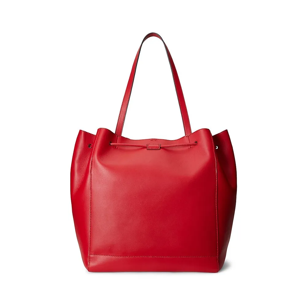 Medium Andie LeatherDrawstring Tote