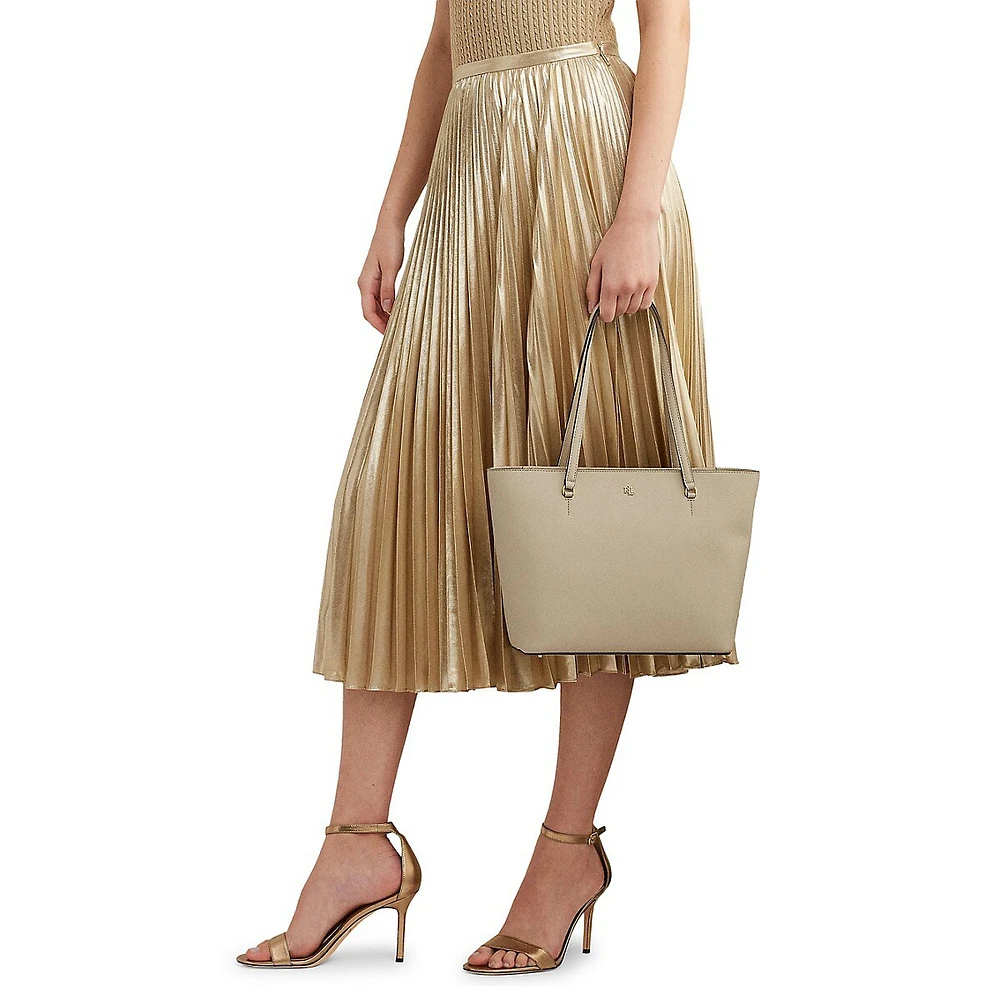Fourre-tout moyen en cuir Karly