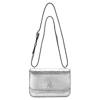 Medium Sophee Lizard-Embossed Leather Crossbody Bag