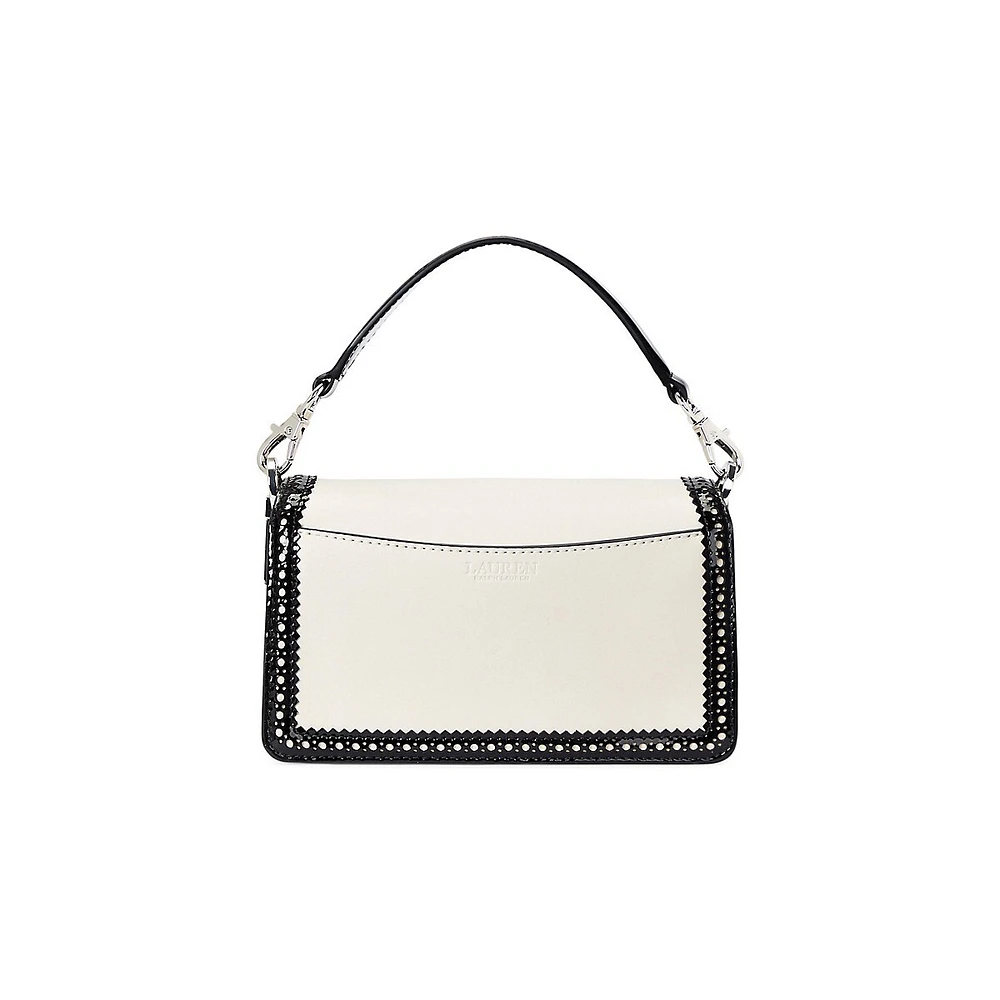 Small Tayler ​Perforated Leather Crossbody Bag