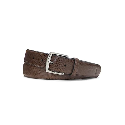 Saffiano Leather Belt