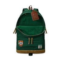 Suede-Trim Ranger Backpack