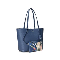 Reversible Tote With Zip Pouch