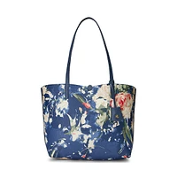 Reversible Tote With Zip Pouch