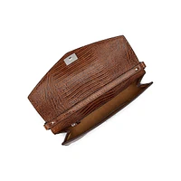 ​Medium Sawyer Lizard-Embossed Leather Convertible Bag