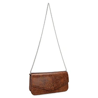 ​Medium Sawyer Lizard-Embossed Leather Convertible Bag