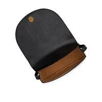 Medium Witley Leather Crossbody Saddle Bag