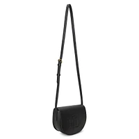 Medium Witley Leather Crossbody Saddle Bag