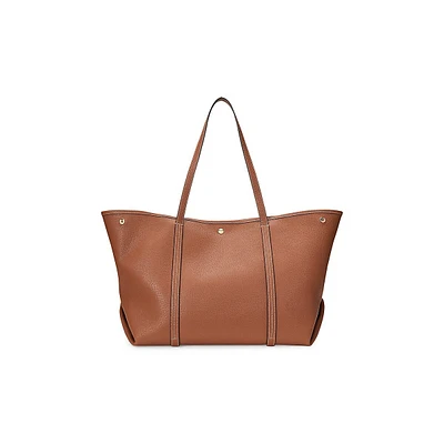 Large Emerie Pebbled Leather Tote