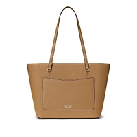 Medium Karly Crosshatch Leather Tote