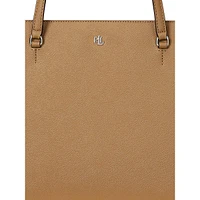 Medium Karly Crosshatch Leather Tote