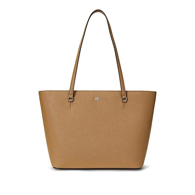 Medium Karly Crosshatch Leather Tote