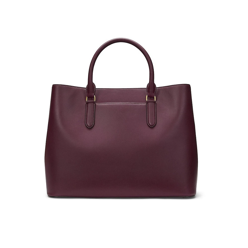 Marcy Large Leather Satchel