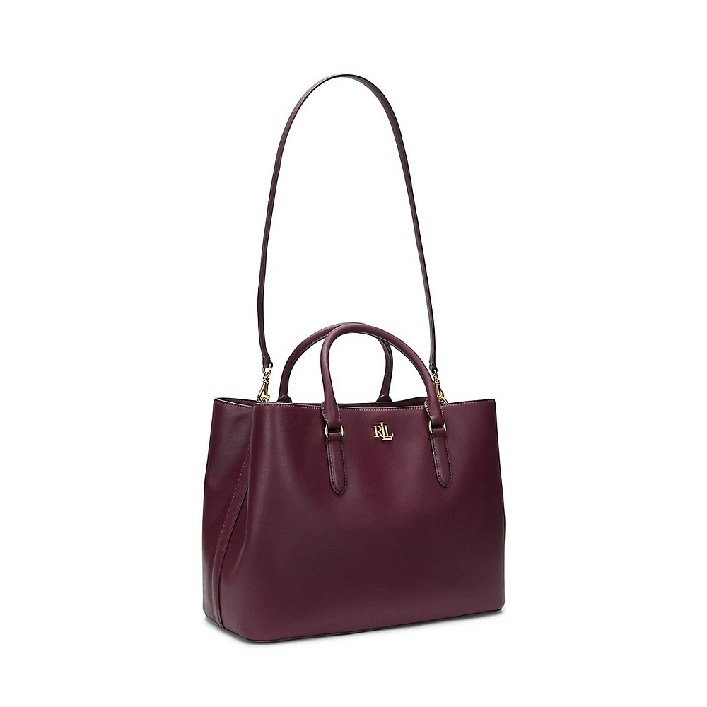 Marcy Large Leather Satchel