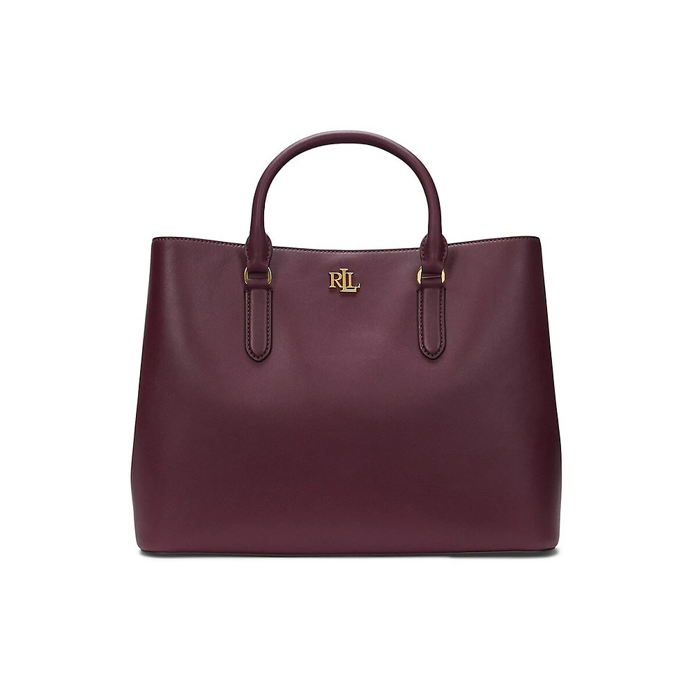 Marcy Large Leather Satchel