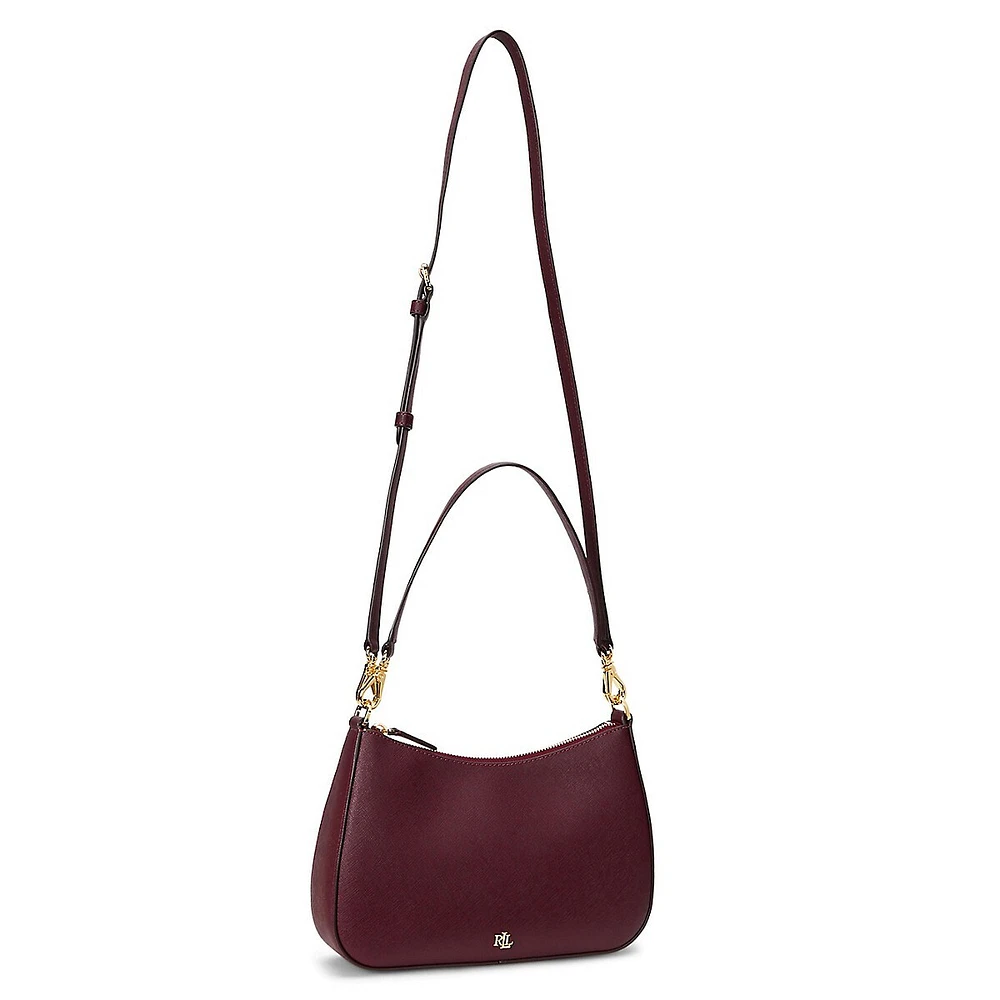 Cameryn Large Pebbled Leather Crossbody Bag