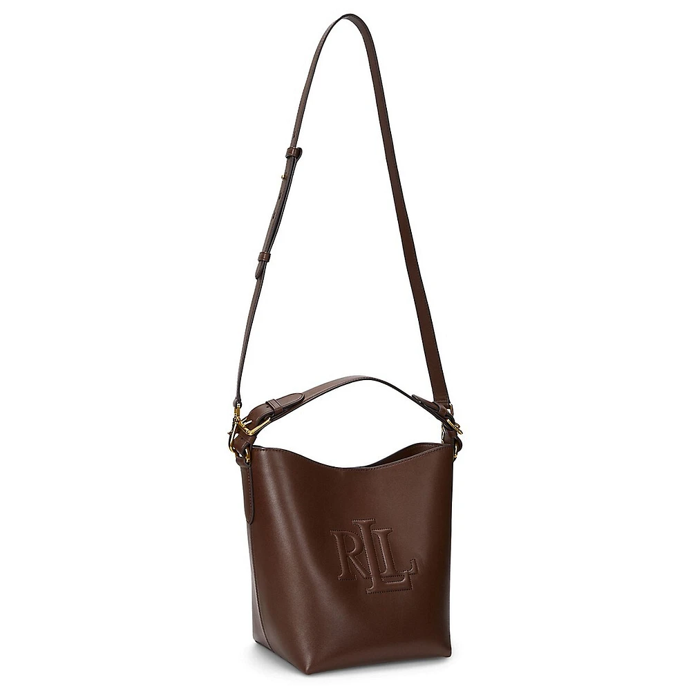 Medium Witley Leather Bucket Bag