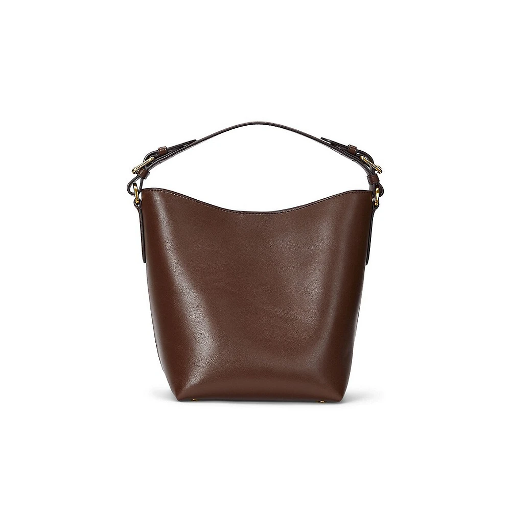 Medium Witley Leather Bucket Bag