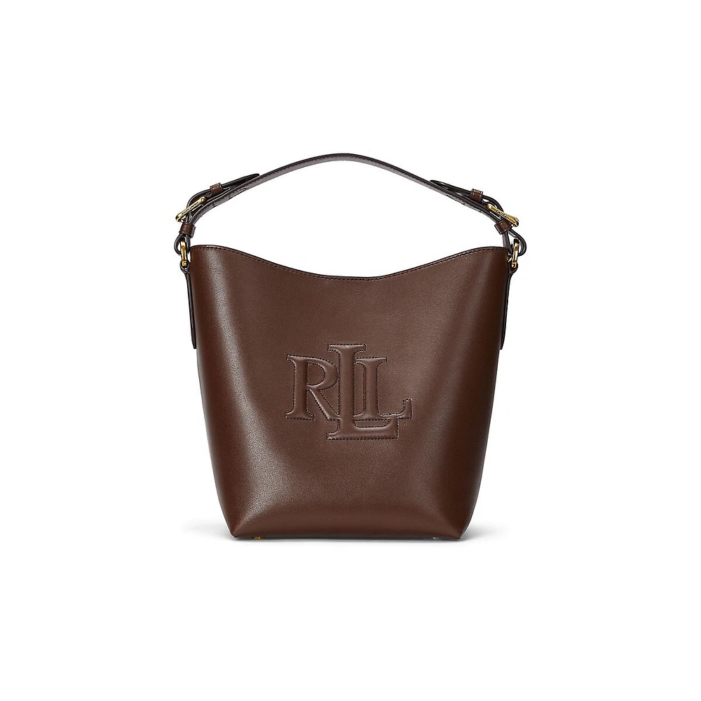 Medium Witley Leather Bucket Bag