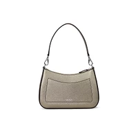 Medium Danni Crosshatch Leather Convertible Bag