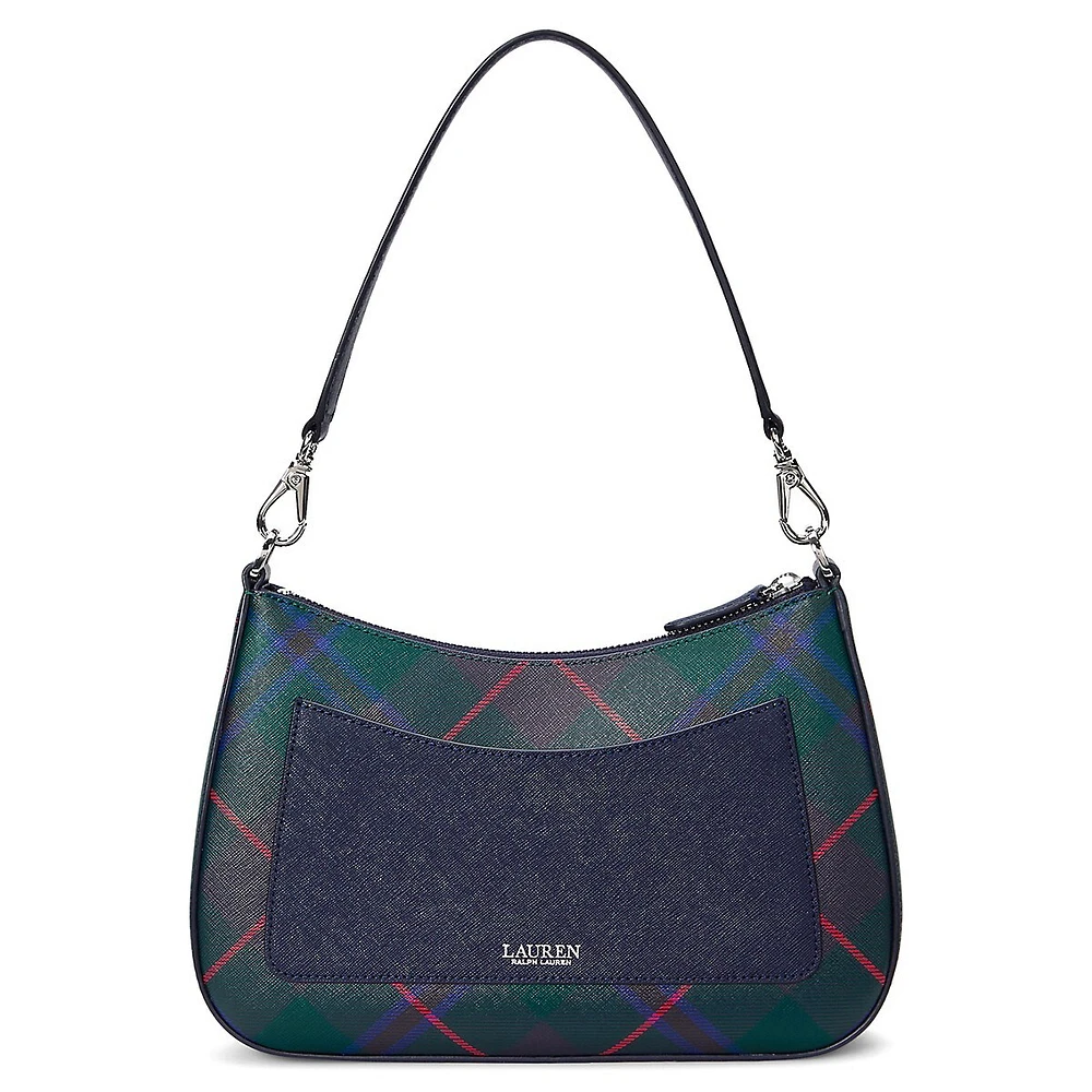 Medium Danni Plaid Leather Shoulder Bag