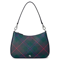 Medium Danni Plaid Leather Shoulder Bag