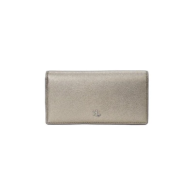 ​Slim Crosshatch Leather Wallet