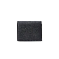 Crosshatch Leather Compact Wallet