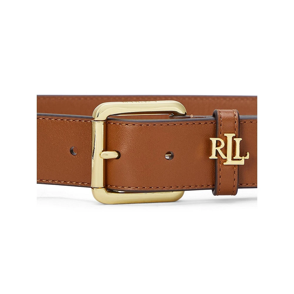 Logo-Keeper Leather Belt