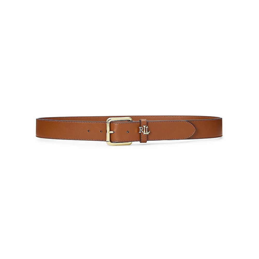 Logo-Keeper Leather Belt