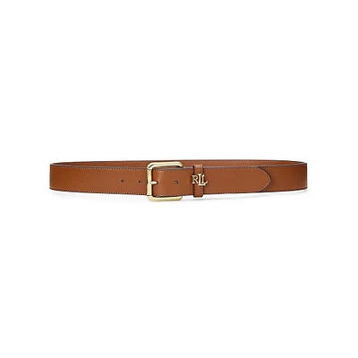 Logo-Keeper Leather Belt