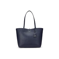 Faux-Leather Large Reversible Tote Bag