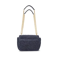 Medium Sophee Straw Convertible Shoulder Bag