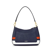 Striped Leather Medium Danni Bag