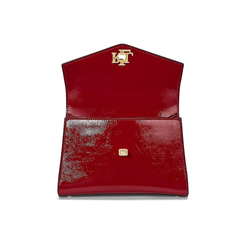 Small Patent Leather Farrah Satchel