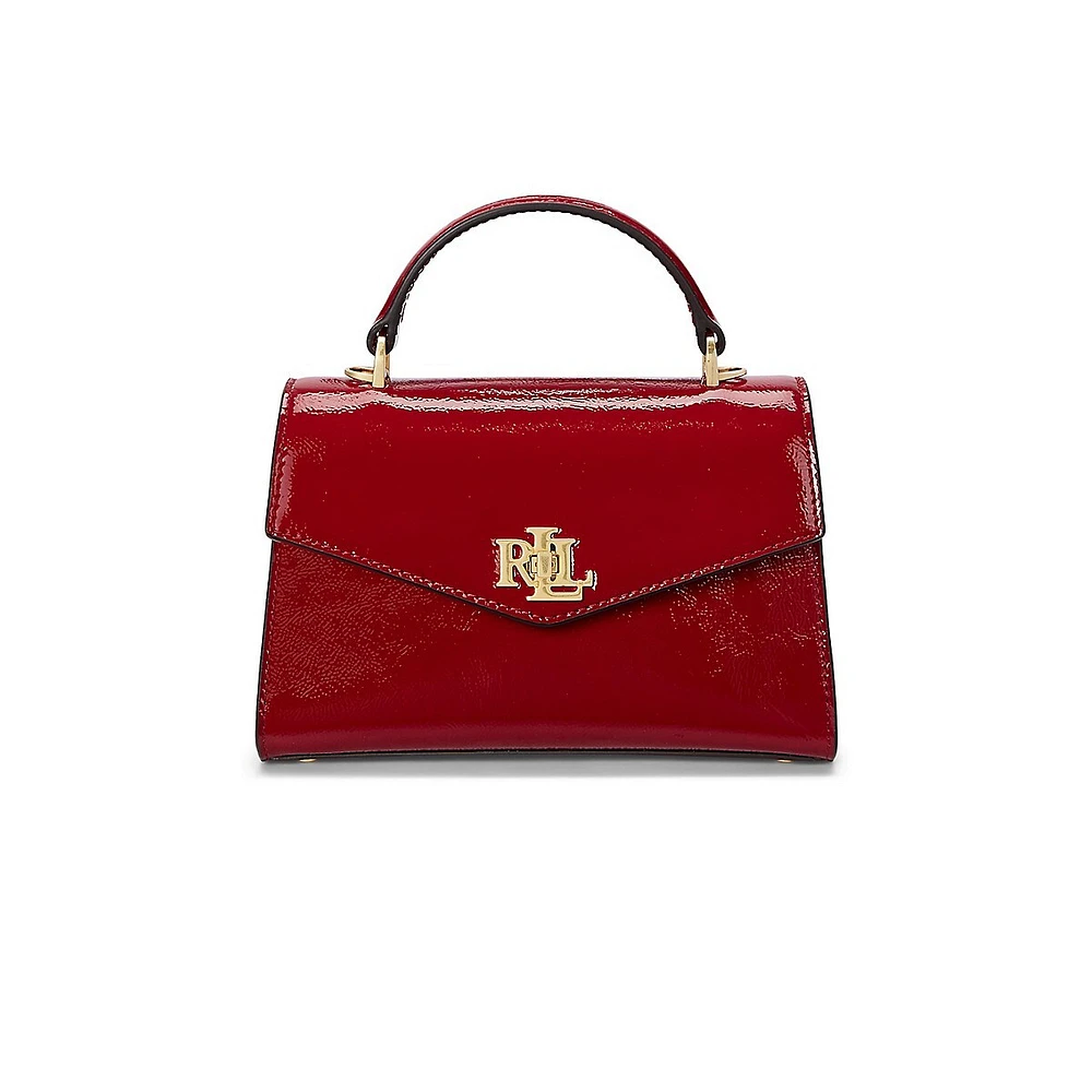 Small Patent Leather Farrah Satchel